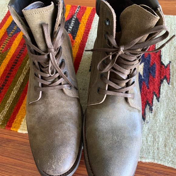 n.d.c. Made by hand Brown Leather Mens Lace up boot NWT - Picture 5 of 15